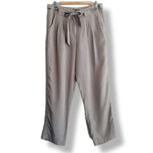 MAX JEANS High Rise Soft Pants Belted Paper Bag Size 12/32